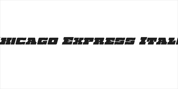 Chicago Express Italic Logo