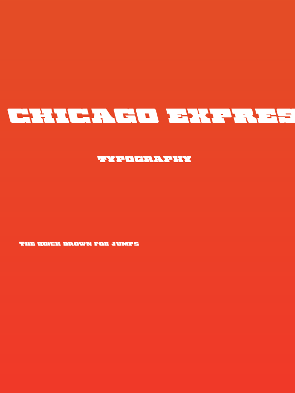 Chicago Express Leftalic Poster