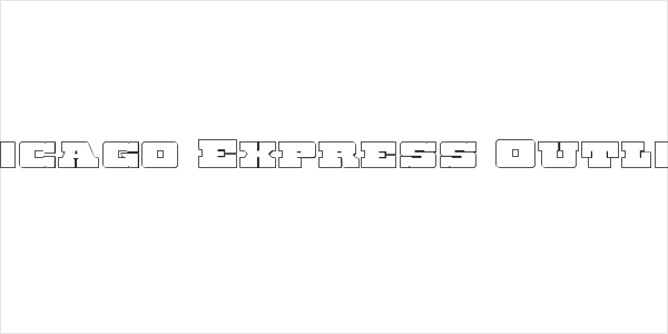 Chicago Express Outline Logo