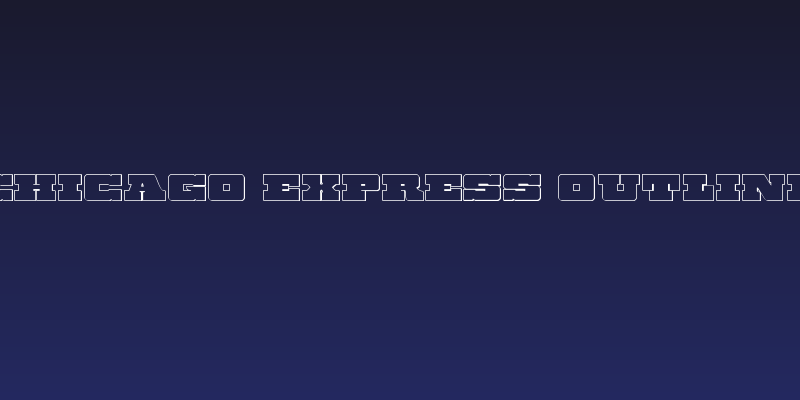 Chicago Express Outline Social Header