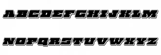 Chicago Express Punch Italic Polices MAJUSCULES