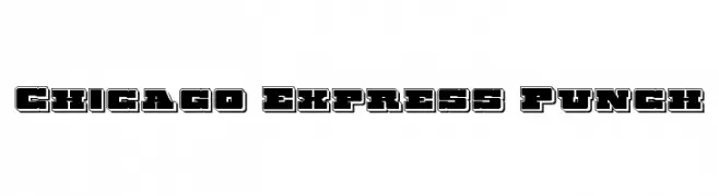 Chicago Express Punch  Fuentes Gratis Descargar