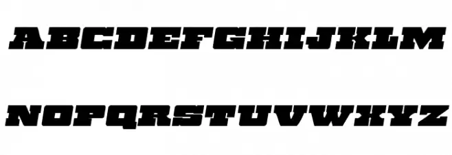 Chicago Express Semi-Italic خط أحرف كبيرة