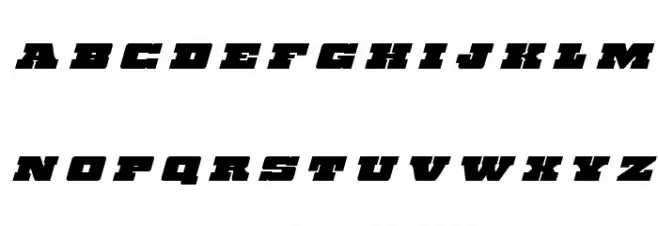 Chicago Express Title Italic خط أحرف كبيرة