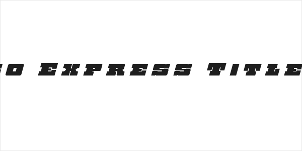 Chicago Express Title Italic Logo