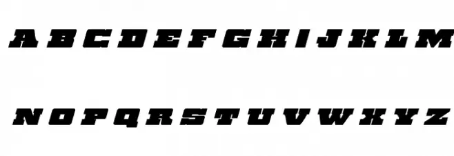 Chicago Express Title Italic फ़ॉन्ट लोअरकेस