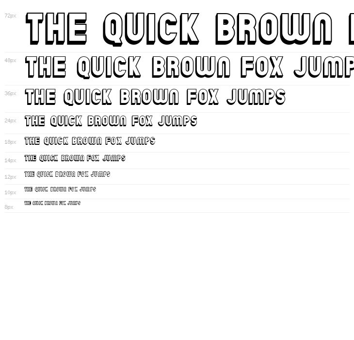 Chicago Flat 3D Regular Waterfall