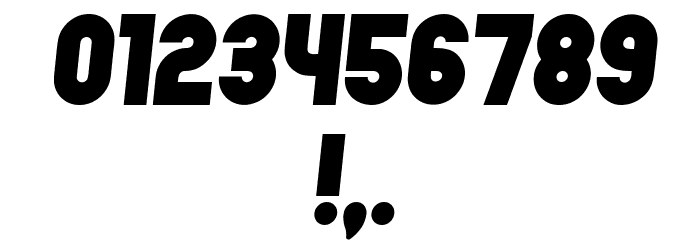 Chicago Flat Italic Font OTHER CHARS