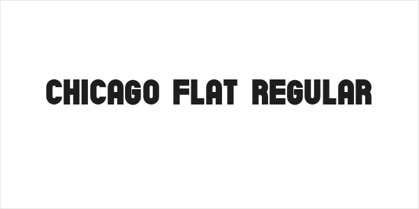 Chicago Flat Regular Logo