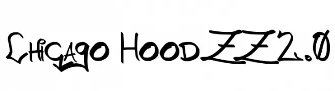 Chicago HoodZZ 2.0  Fuentes Gratis Descargar