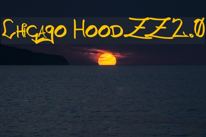 Chicago HoodZZ 2.0 Font examples