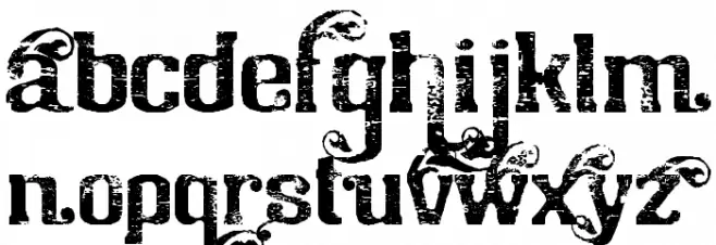 Chicago House Caratteri MINUSCOLO