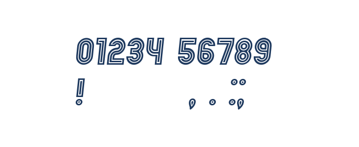 Chicago Neon Italic Other Characters