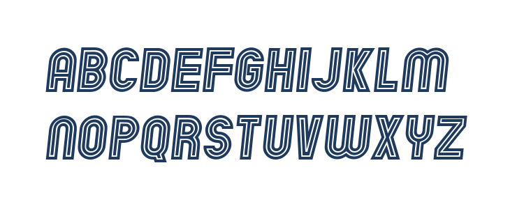 Chicago Neon Italic Lowercase