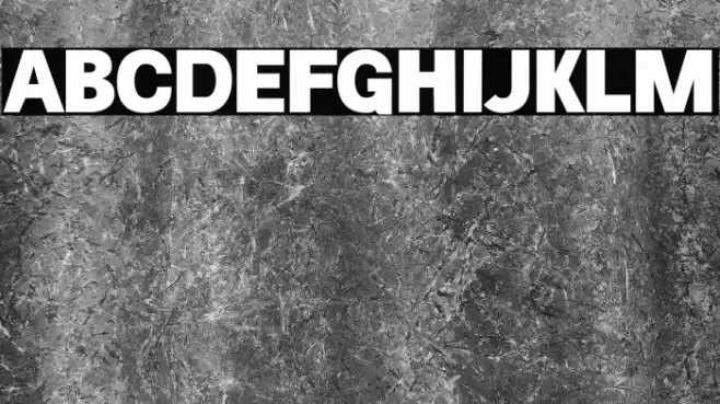 Chicago Police Font examples