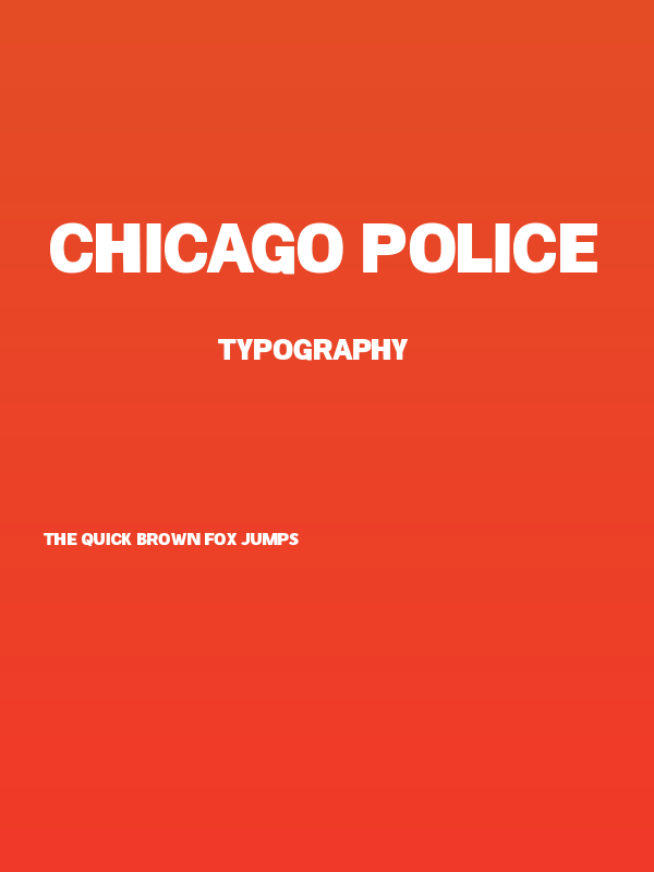 Chicago Police Poster