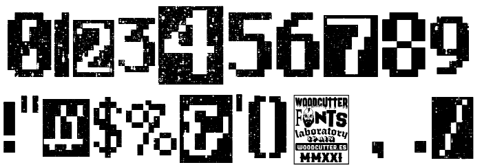 Chicago Punk Font OTHER CHARS
