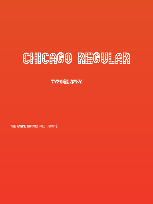 Chicago Regular Poster