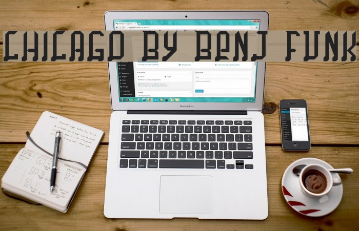 Chicago by Benj Funk Font examples