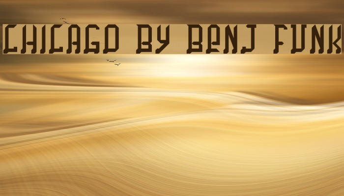 Chicago by Benj Funk Font examples