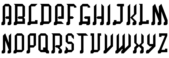 Chicago by Benj Funk Font LOWERCASE