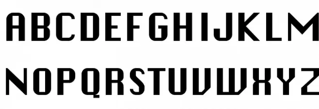 ChicagoFLF Font UPPERCASE