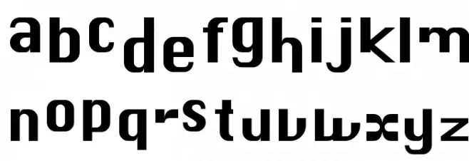 Chicagogo Font LOWERCASE