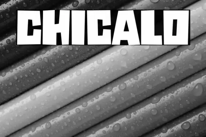 Chicalo Font examples