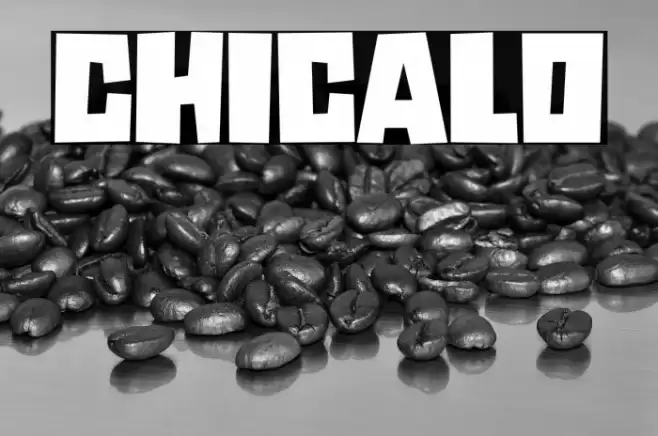 Chicalo Font examples