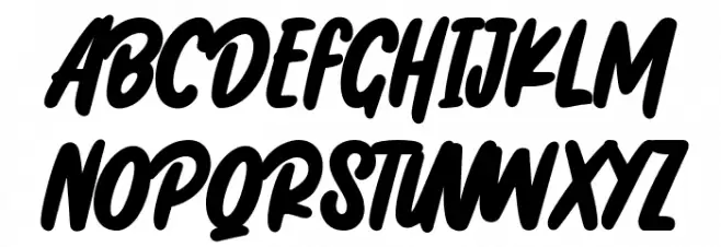 Chicharito フォント 大文字