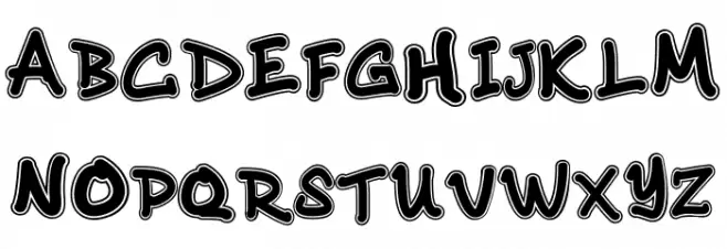 Chichiz Шрифта ВЕРХНИЙ