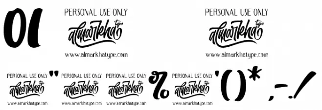 Chick Chack Font OTHER CHARS