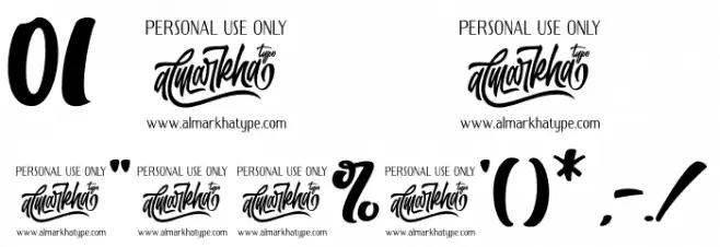 Chick Chack Font OTHER CHARS