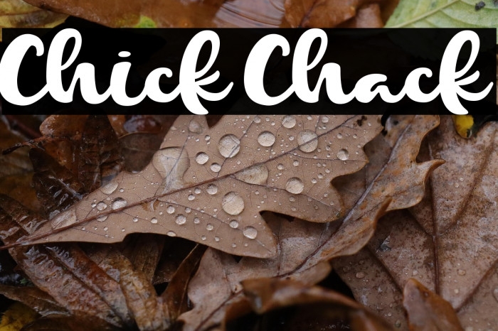 Chick Chack Example 1