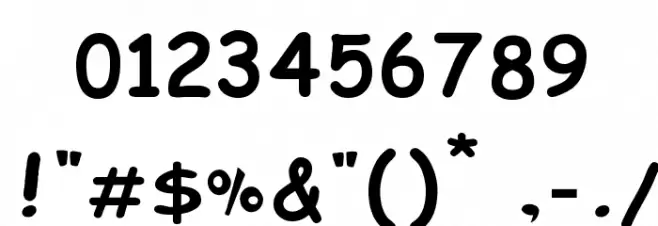 Chick-fool-A Font OTHER CHARS