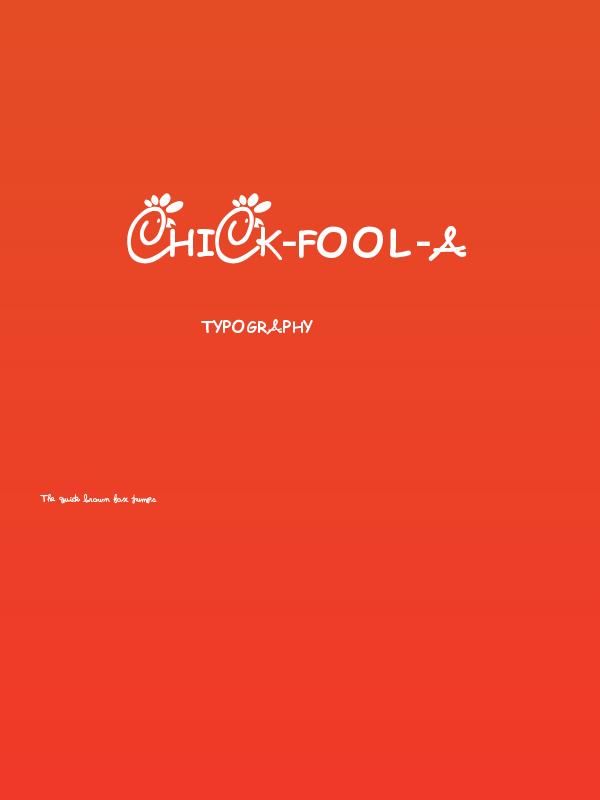 Chick-fool-A Poster