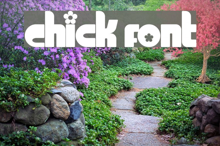 Chick फ़ॉन्ट examples