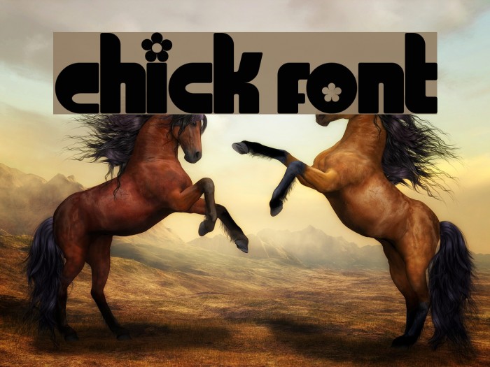 Chick फ़ॉन्ट examples