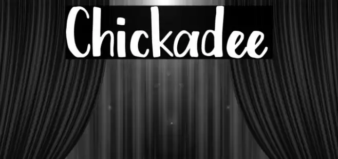 Chickadee Font examples