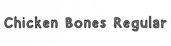 Chicken Bones Regular  免费字体下载