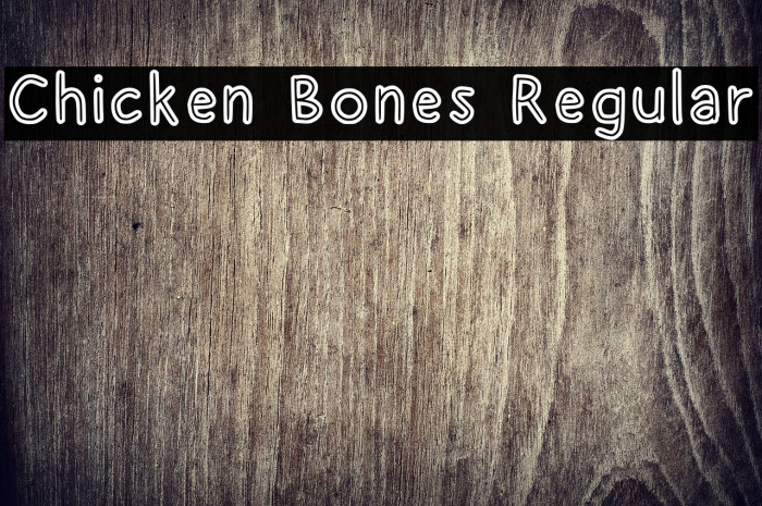 Chicken Bones Regular Example 3