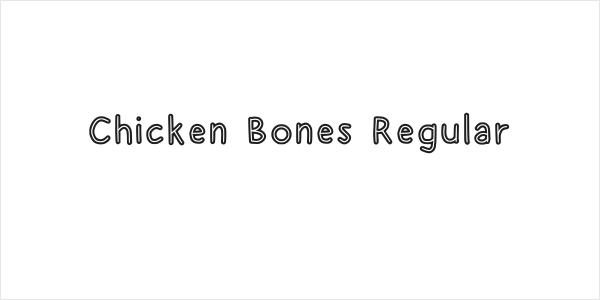Chicken Bones Regular Logo
