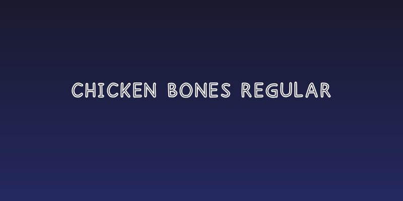 Chicken Bones Regular Social Header