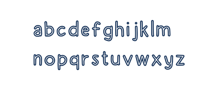 Chicken Bones Regular Lowercase