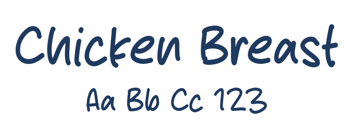Chicken Breast Font Preview