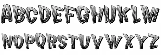 Chicken Butt Schriftart Groß