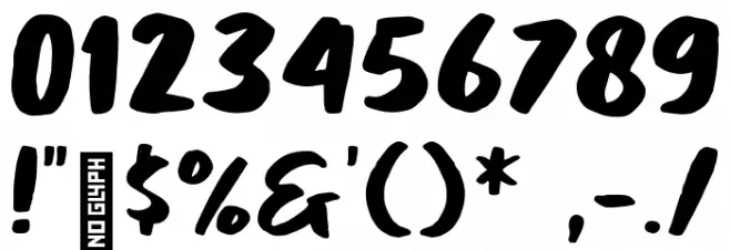 Chicken Crispy Font OTHER CHARS