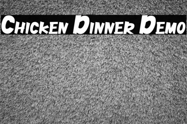 Chicken Dinner Demo Шрифта examples