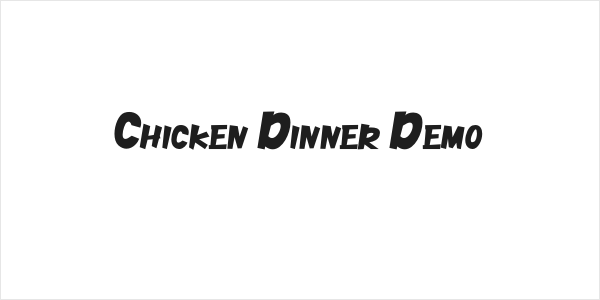 Chicken Dinner Demo Logo