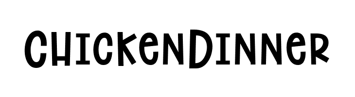 Chicken Dinner  Free Fonts Download